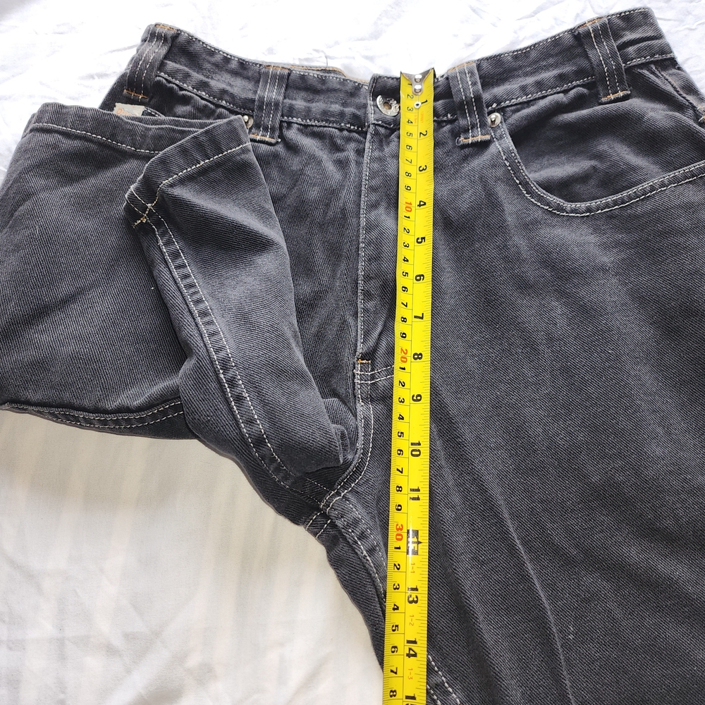 Vtg Paco Jeans Y2K Men's Black Shorts Distressed Size 30 Is Used - Picture 11 of 13